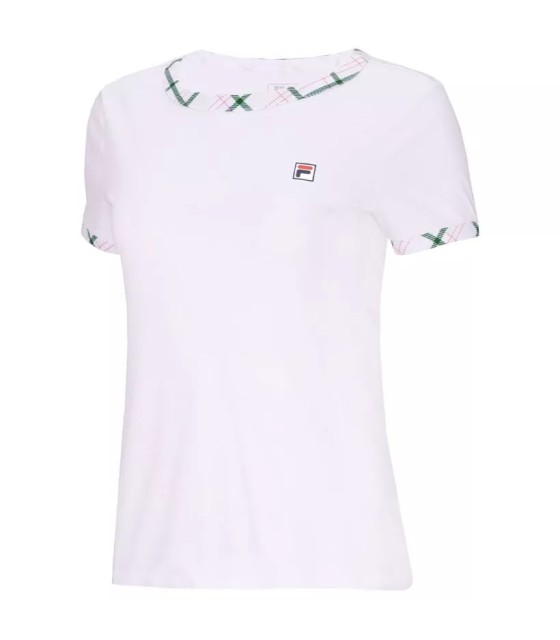 T-shirt Fila Yamila Branco para Mulher | Ipontennis