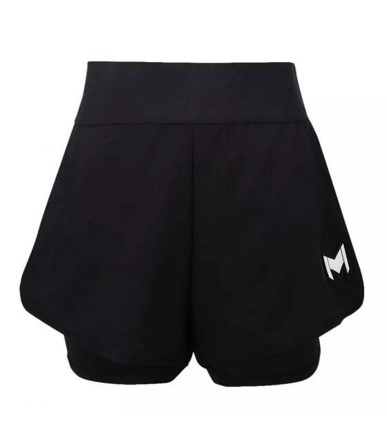 Shorts noirs pour fille Mouratoglou Match | Ipontennis