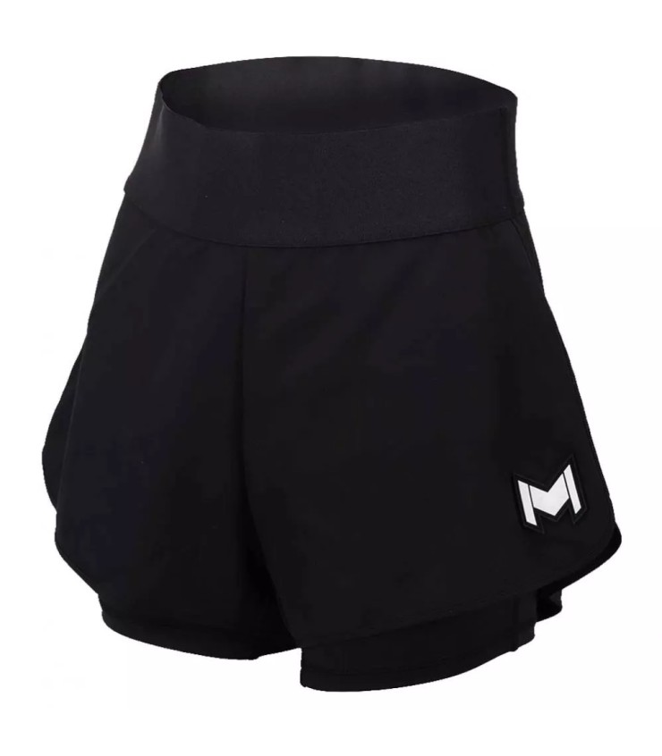 Schwarze Mädchen-Shorts Mouratoglou Match | Ipontennis