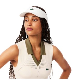 Beige Sleeveless Polo for Women Lacoste