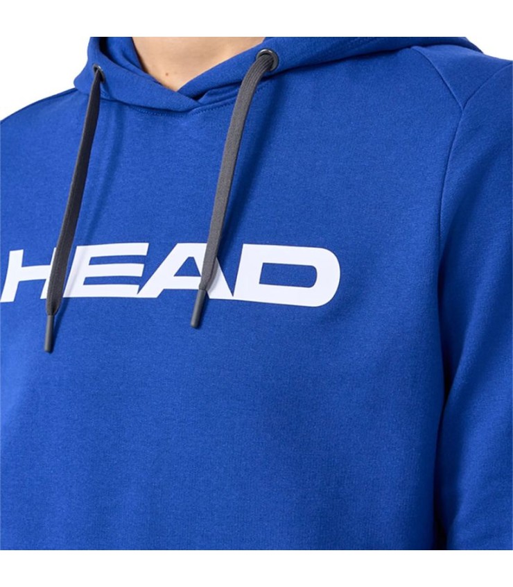 Felpa con cappuccio blu da donna Head Club Original