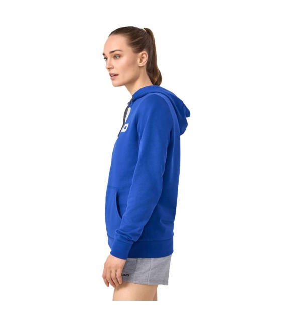 Moletom com capuz azul para mulher Head Club Original