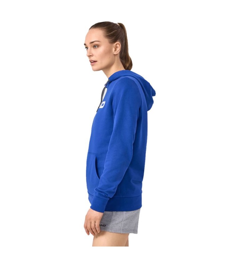 Sweat à capuche bleu pour femme Head Club Original