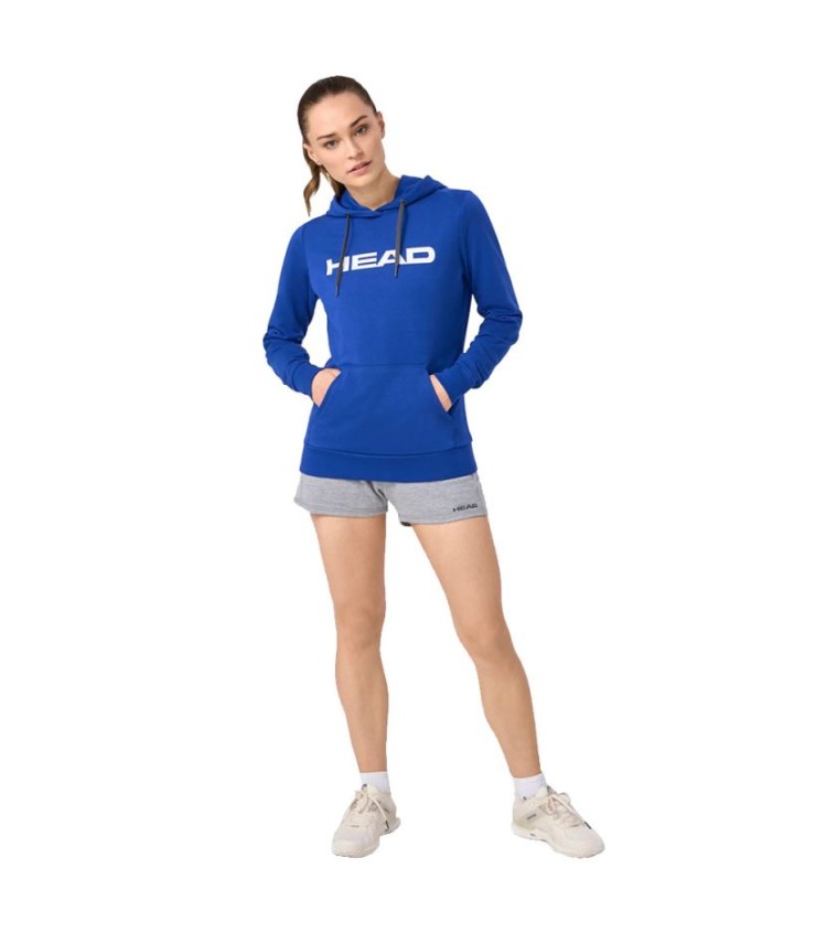 Sudadera con capucha azul para mujer Head Club Original 7