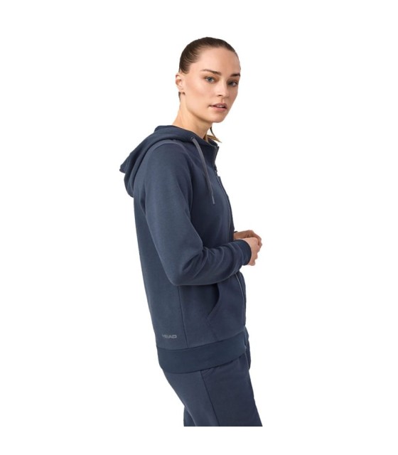 Damen Kapuzenjacke Head Club Original FZ Marineblau