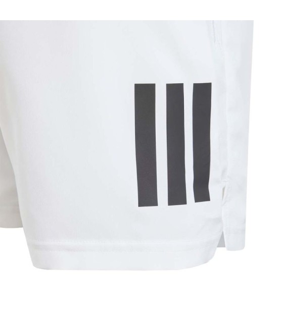 Adidas Junior Club 3 Stripes White Pants