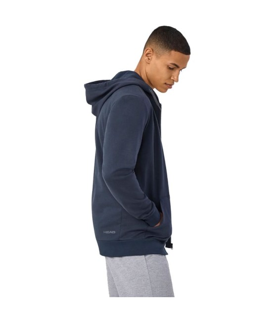 Sweat à capuche bleu marine Head Club Original FZ
