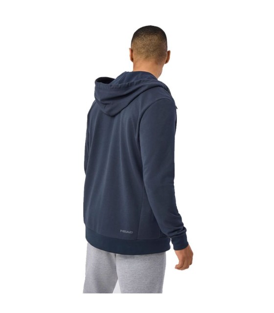 Sweat à capuche bleu marine Head Club Original FZ