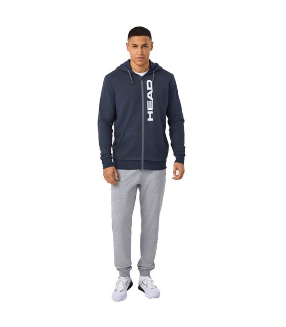 Sweat à capuche bleu marine Head Club Original FZ