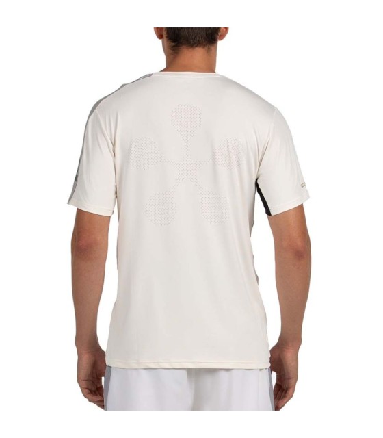 White T-Shirt Bullpadel Premier Padel Pocate