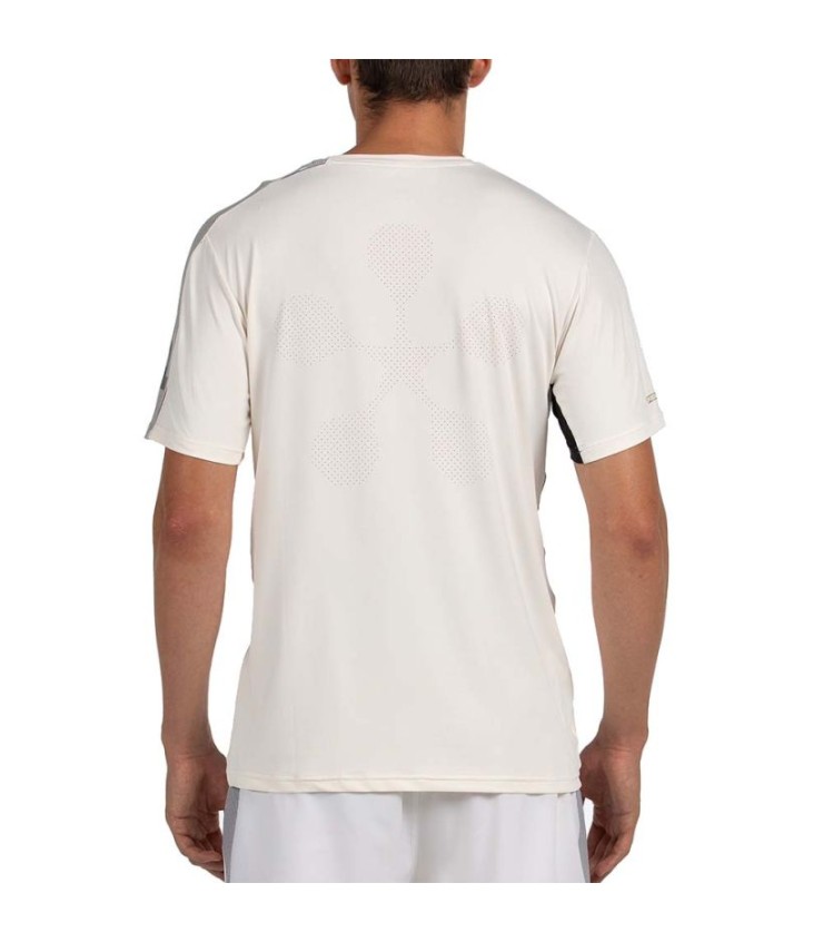 White T-Shirt Bullpadel Premier Padel Pocate