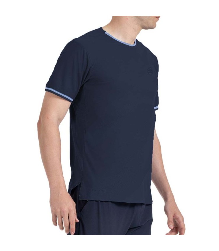 T-shirt Bullpadel avant bleu marine bleu