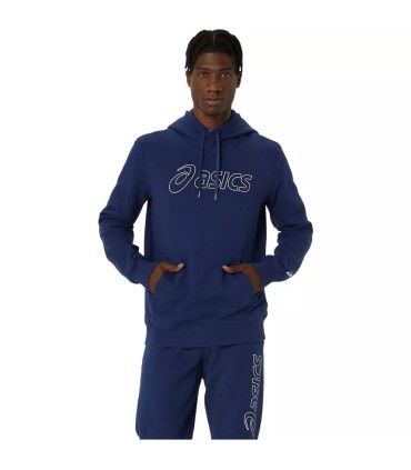 Asics Logo Hoodie Navy Blue | IPONTENNIS