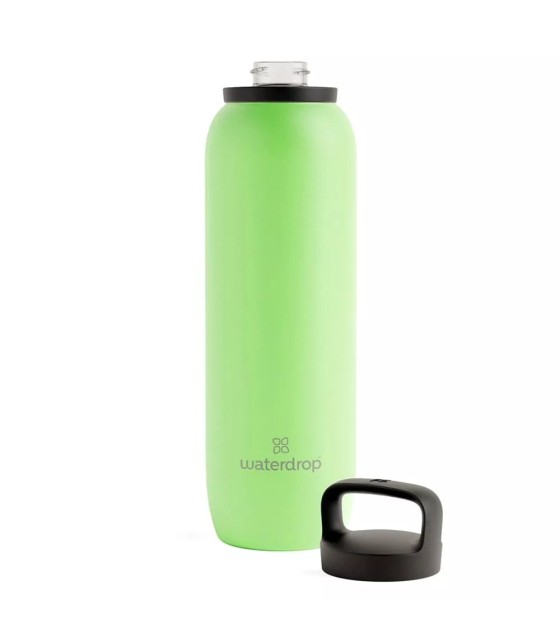 Waterdrop green thermal bottle 1