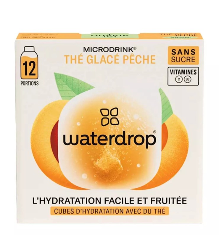 Waterdrop Ice Tea Peach Microdrink x12 1