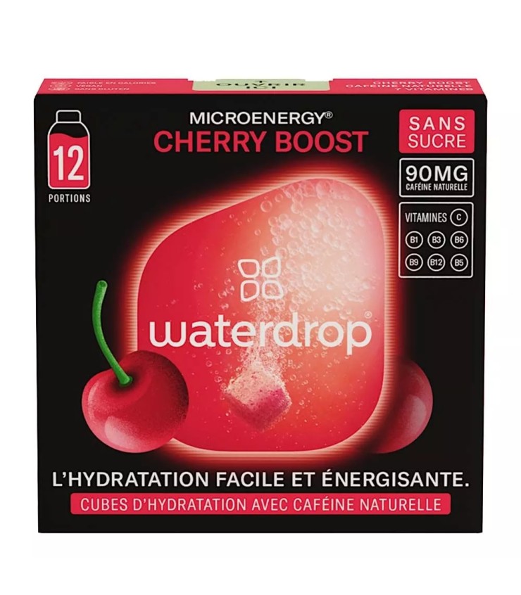 Gotas de gotas de cereja boost microergy x12 1