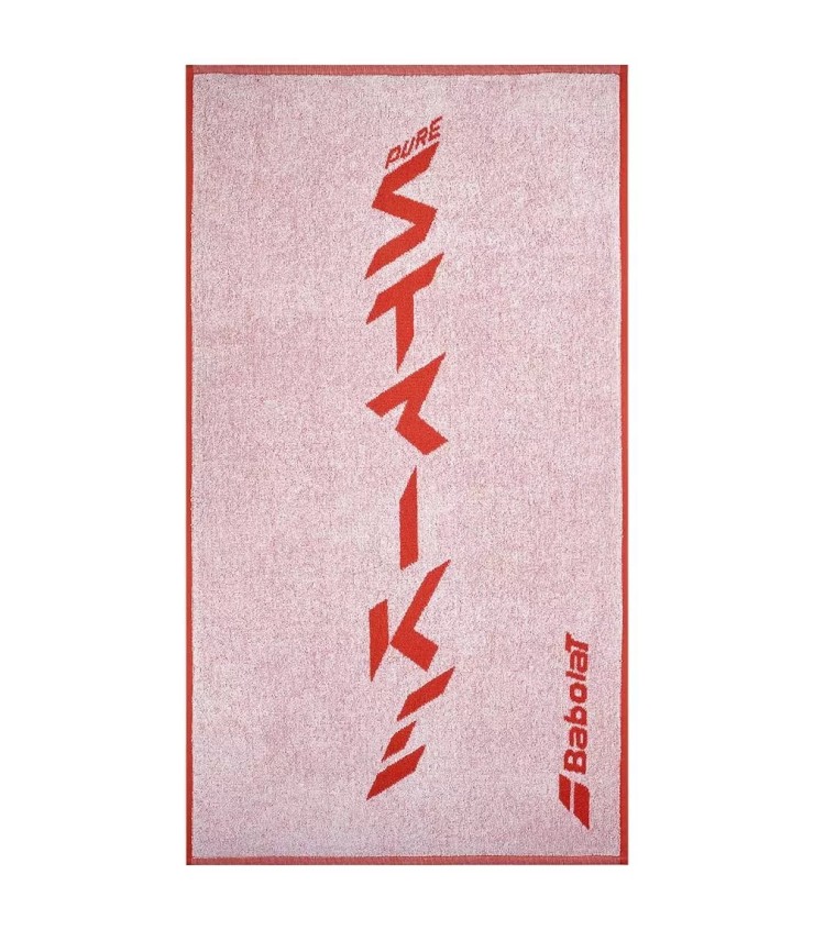 Branco / Red Medium Babolat Towel 1