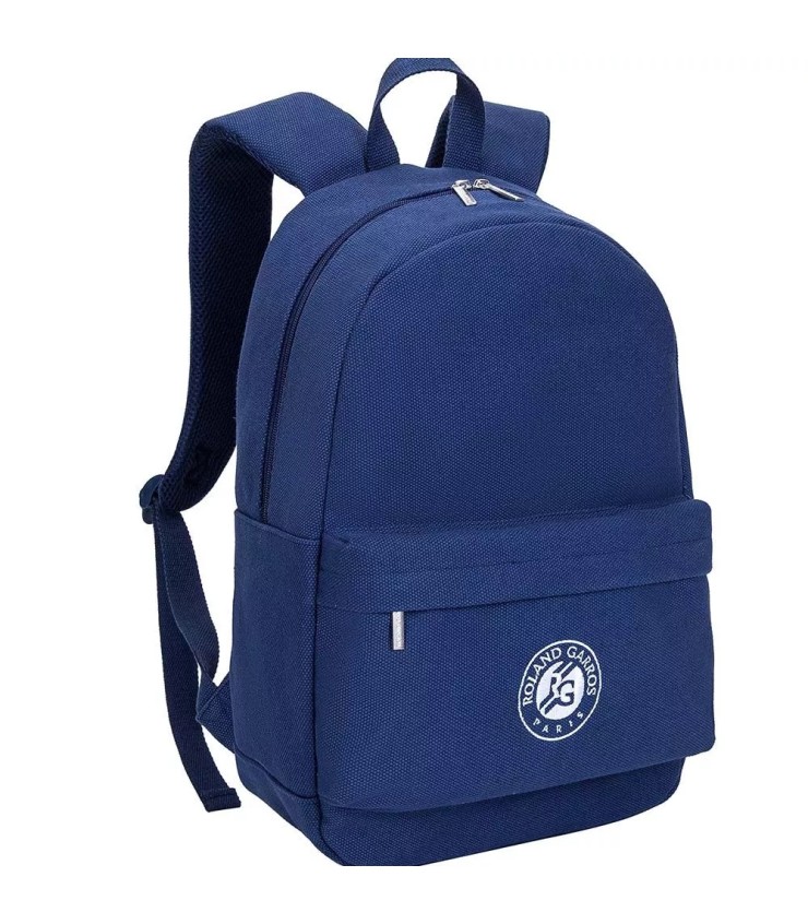 Mochila azul escura de Roland Garros 1