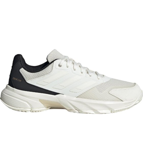 Adidas CourtJam Control 3 sapatos brancos para mulheres em oferta 1