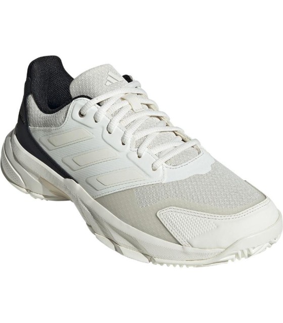 Adidas CourtJam Control 3 Sapatilhas brancas para mulheres oferecem 5
