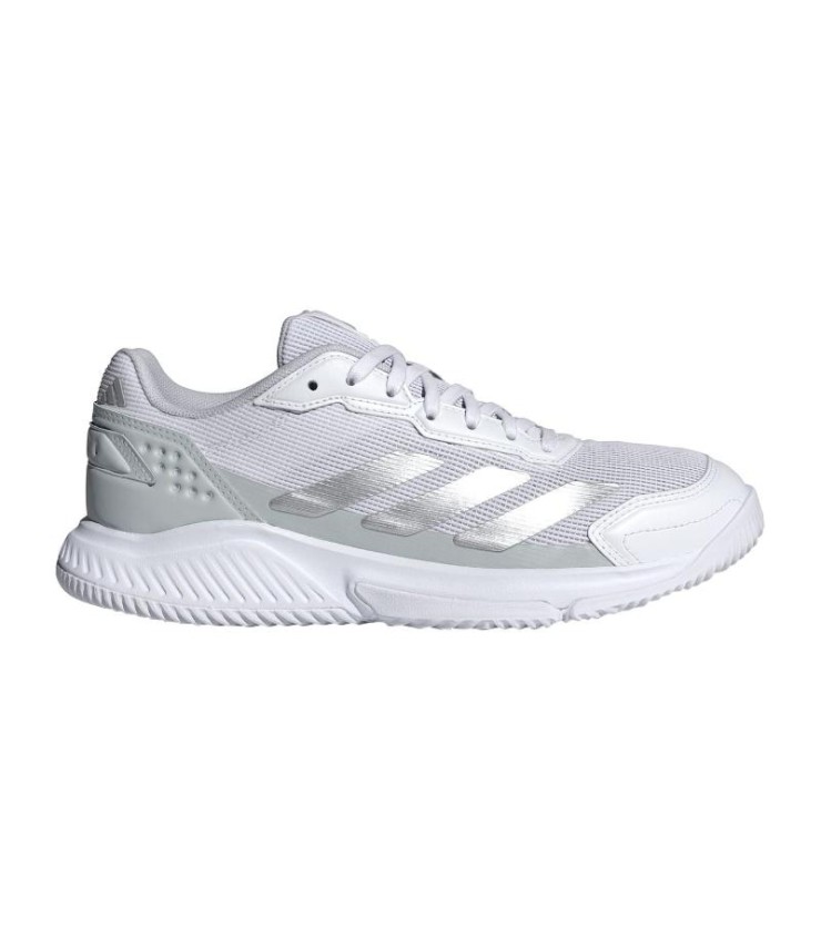 Zapatillas Adidas Courtquick Padel Blanco Gris Mujer 1