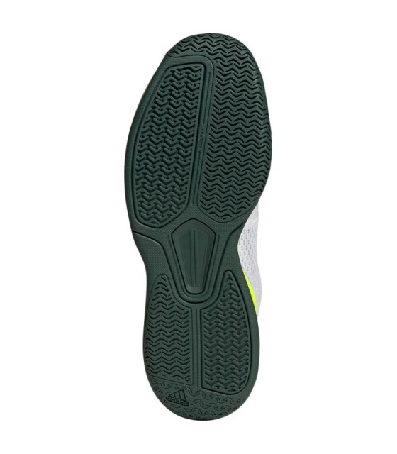 Adidas Courtflash Shoes para Pickleball branco preto e verde em oferta 2
