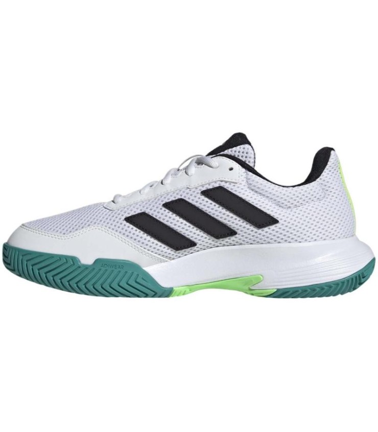Zapatillas Adidas Game Spec 2 Blanco Negro Verde  3