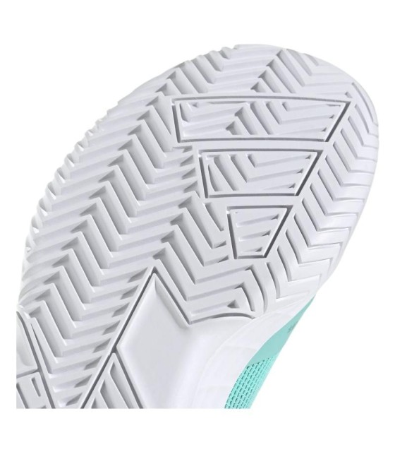 Adidas Sneakers Defiant Speed 2 Blue Aqua Silver Woman. 5