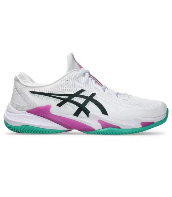 Ténis Asics Court FF 3 Clay Branco Rose Sakura 1