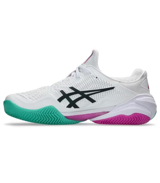 Sapatilhas Asics Court FF 3 Clay Branco Rose Sakura 3