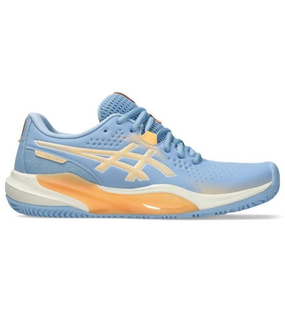 Ténis Asics Gel Challenger 15 Padel azul pedra laranja mulher  1