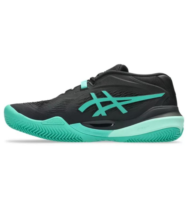 Sapatilhas Resolução de Gel de Asics x Clay Preto Verde Aurora à venda 3