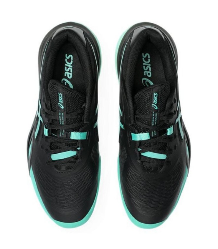 Sapatilhas Asics Gel Resolution x Clay Preto Verde Aurora à venda 4