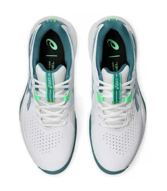 Ténis Asics Gel Challenger 15 Paddle White Green Pine Oferta mais barata 4