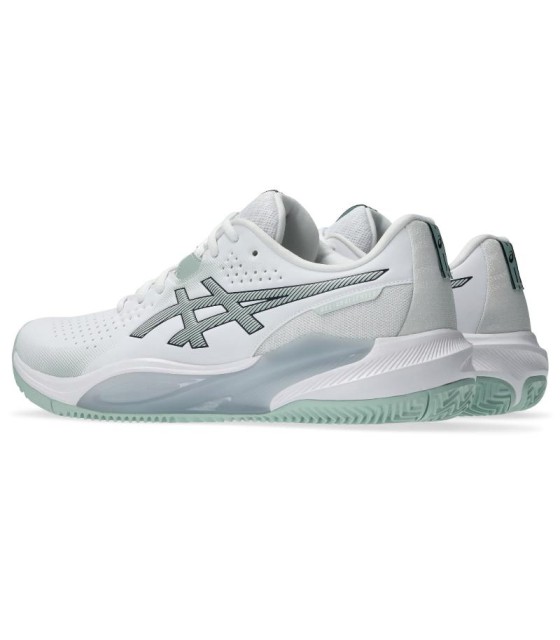Ténis Asics Gel Challenger 15 Clay Branco Líquene Verde 5
