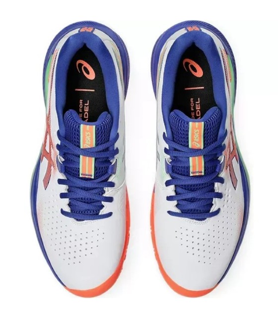 Ténis Asics Gel Challenger 15 Padel Branco Coral em oferta. 4