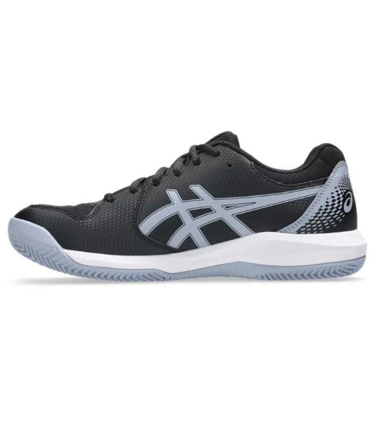 Tênis asics gel dedicar 8 argila preta cinza azul à venda 3