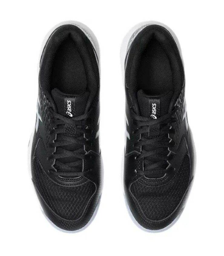 Tênis asics gel dedicar 8 argila preto cinza azul à venda 4