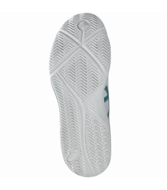 Tennisschuhe Asics Gel wedelt 8 Padel Weiß Grüne Kiefer 2