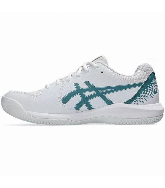 Tennisschuhe Asics Gel wedelt 8 Padel weiße grüne Kiefer 3