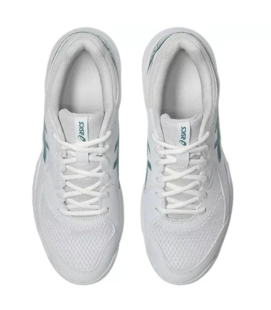 Tennisschuhe Asics Gel widmen 8 Padel weiße grüne Kiefer 4