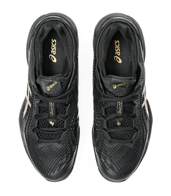 Asics Court FF 3 Novak Clay Night Energy Black Gold 4
