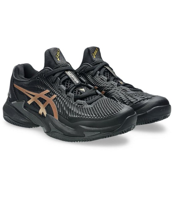Asics Court FF 3 Novak Clay Night Energy Black Gold 5