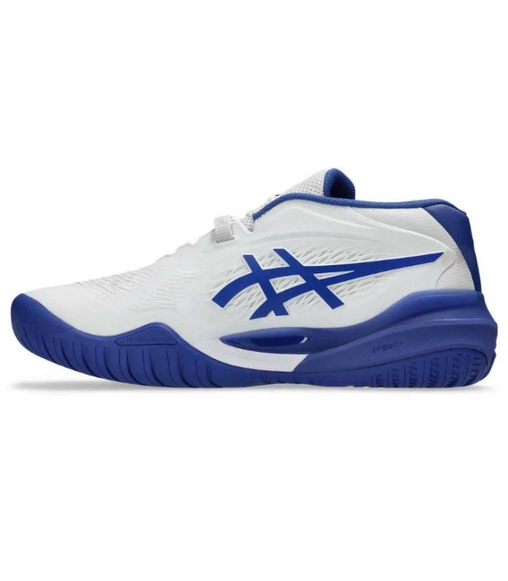 Asics Gel Resolution X Blanco Azul Cobalto 3