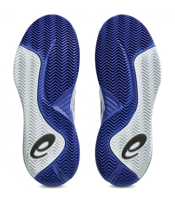 Sapatilhas Asics gel resolução x argila branca cobalto azul em oferta. 2