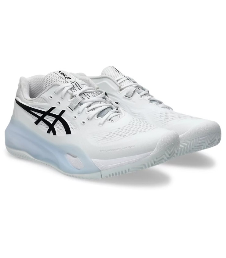 Sneakers Asics Gel Resolution X Clay White Black On Sale 4