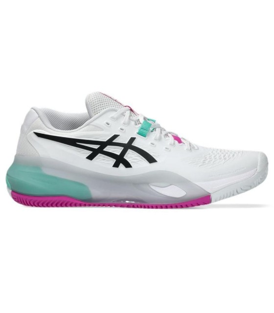 Asics Gel Resolution X Clay Blanco Verde Aurora. 1