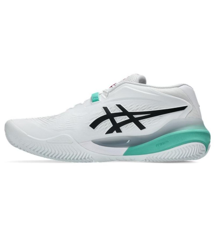 Asics Gel Resolution X Clay Blanco Green Aurora. 3