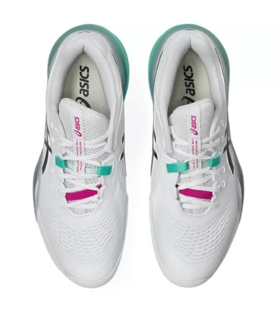 ASICS GEL RESOLUTION X CLAY BLANCO GREEN AURORA. 4