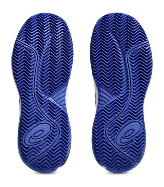 Sapatilhas Asics Gel Resolution X Clay GS Branco Cobalto Azul Junior. 2